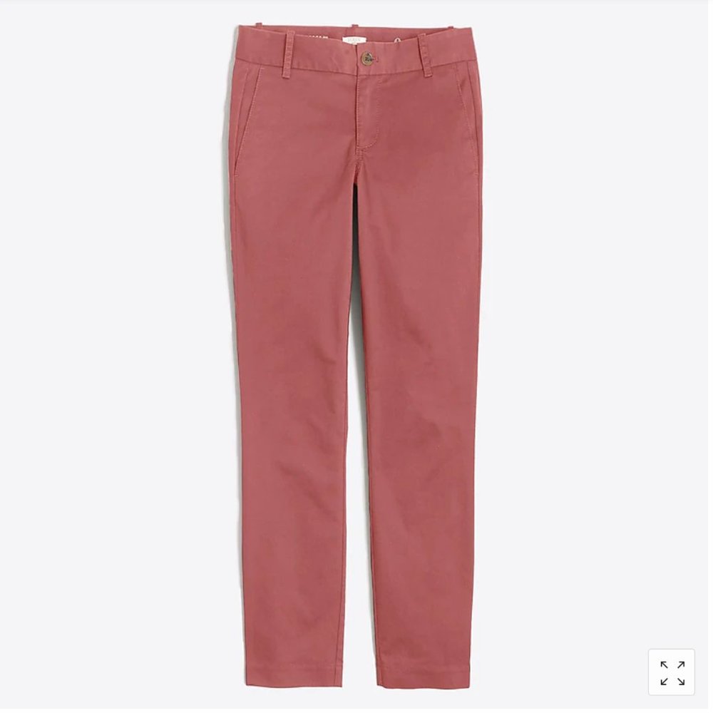 J Crew Frankie Pants - Red Clay - Size 10